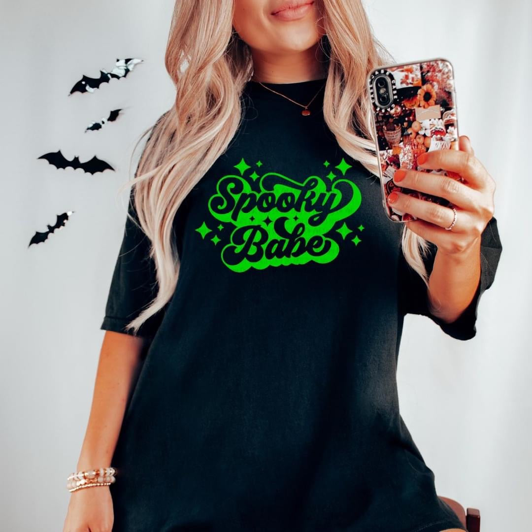 Spooky Babe Black T-Shirt