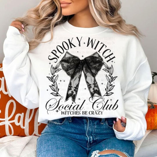 Spooky Witch Social Club Crewneck