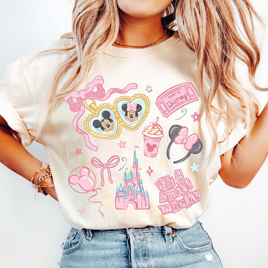 It's a Small World Ivory T-Shirt