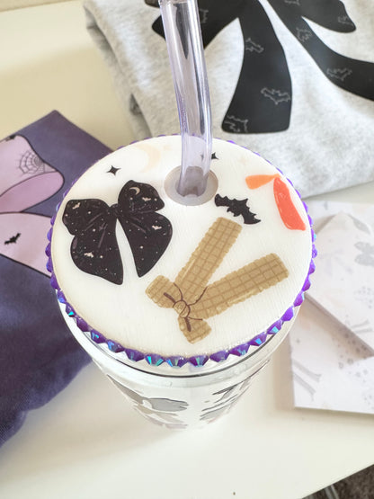 Spooky Coquette Glass Cup